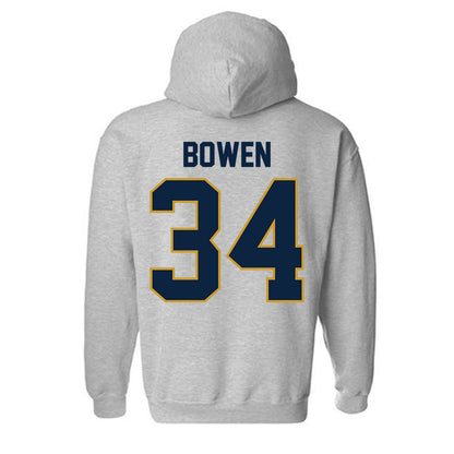 Notre Dame - NCAA Football : Drayk Bowen - Classic Shersey Hooded Sweatshirt-3