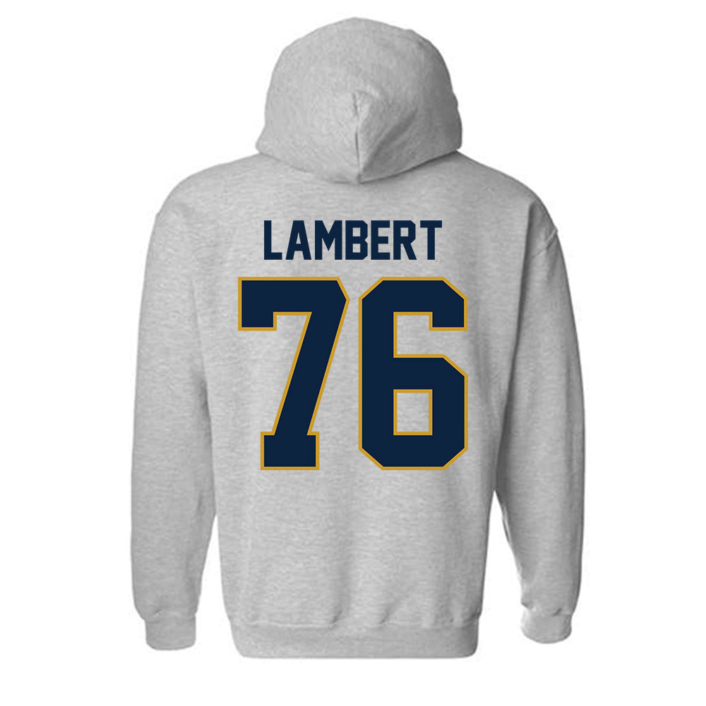 Notre Dame - NCAA Football : Guerby Lambert - Classic Shersey Hooded Sweatshirt-2