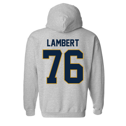 Notre Dame - NCAA Football : Guerby Lambert - Classic Shersey Hooded Sweatshirt-2