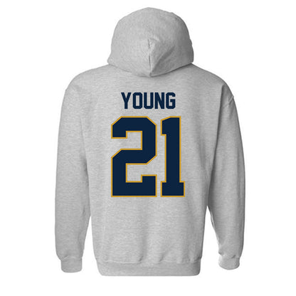 Notre Dame - NCAA Football : Kedren Young - Classic Shersey Hooded Sweatshirt-3