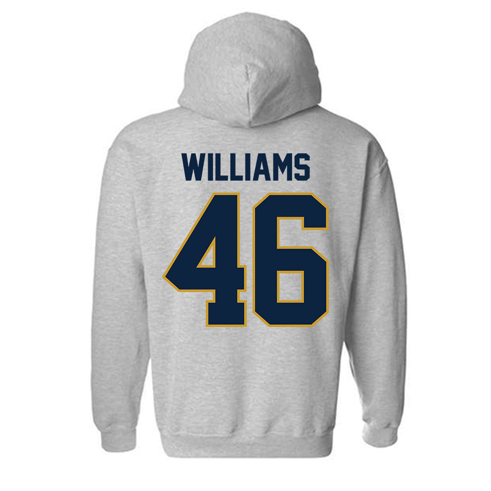 Notre Dame - NCAA Football : Matt Williams - Classic Shersey Hooded Sweatshirt-3