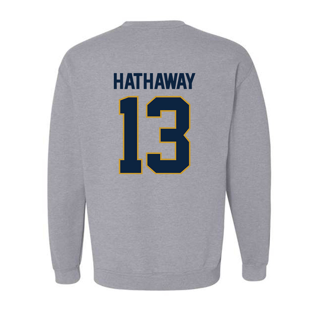 Notre Dame - NCAA Women's Soccer : Melinda Hathaway - Classic Shersey Crewneck Sweatshirt-1