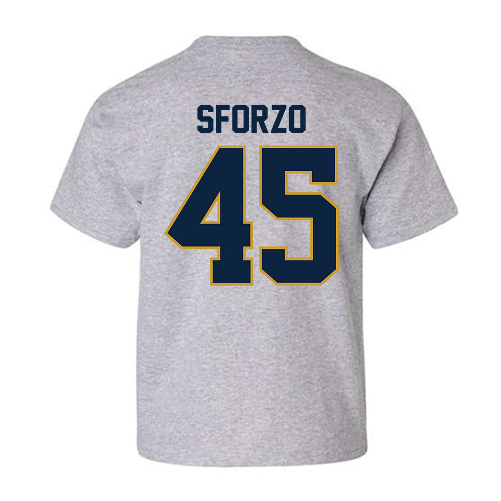 Notre Dame - NCAA Men's Lacrosse : Ryan Sforzo - Classic Shersey Youth T-Shirt-1