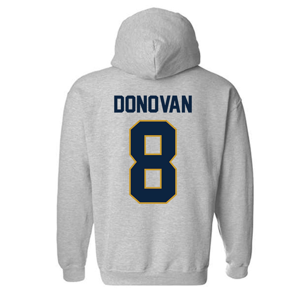 Notre Dame - NCAA Men's Lacrosse : Andrew Donovan - Classic Shersey Hooded Sweatshirt-2