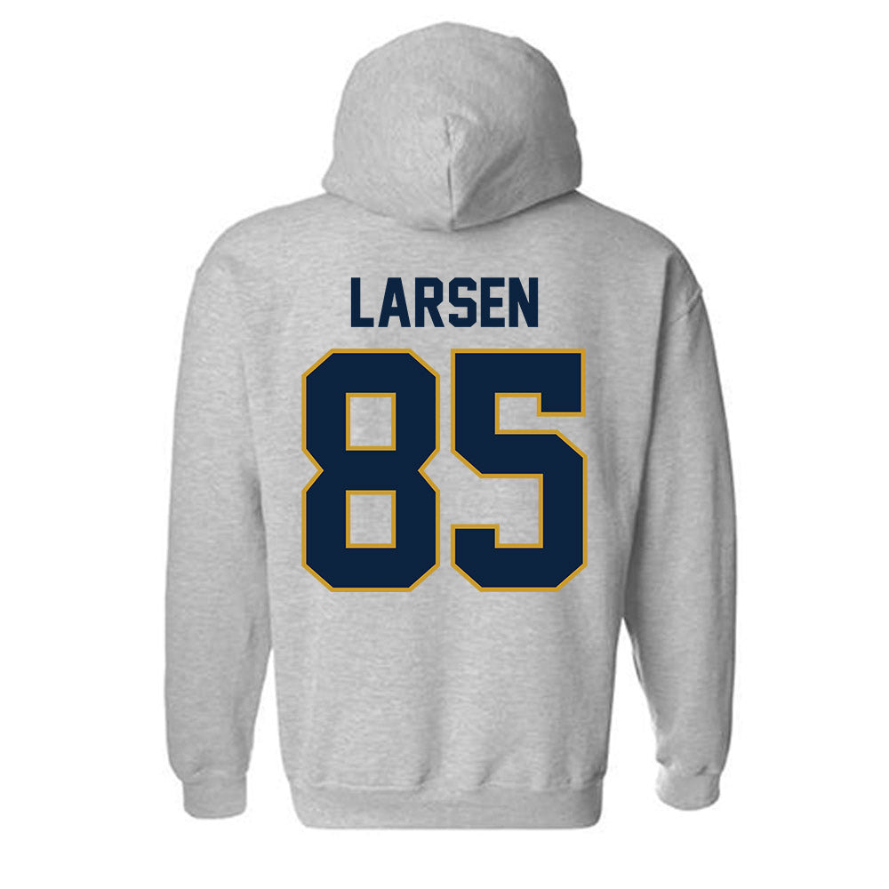 Notre Dame - NCAA Football : Jack Larsen - Classic Shersey Hooded Sweatshirt-2