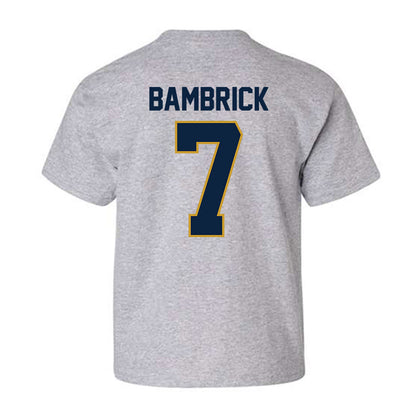Notre Dame - NCAA Men's Lacrosse : Joey Bambrick - Classic Shersey Youth T-Shirt-1