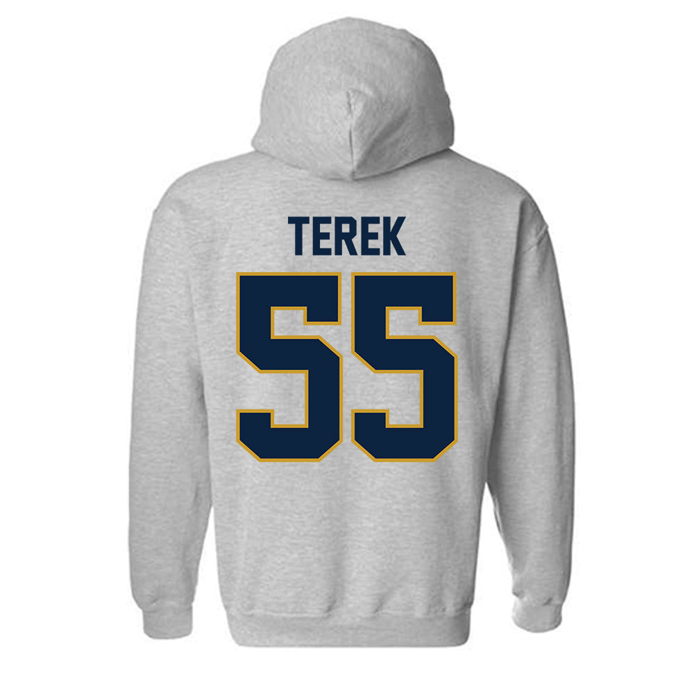 Notre Dame - NCAA Football : Christopher Terek - Classic Shersey Hooded Sweatshirt-2
