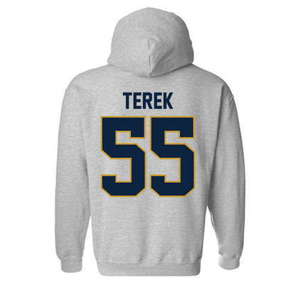 Notre Dame - NCAA Football : Christopher Terek - Classic Shersey Hooded Sweatshirt-3