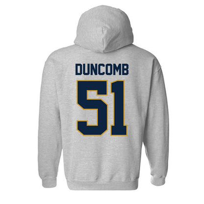 Notre Dame - NCAA Men's Basketball : Logan Duncomb - Classic Shersey Hooded Sweatshirt-3