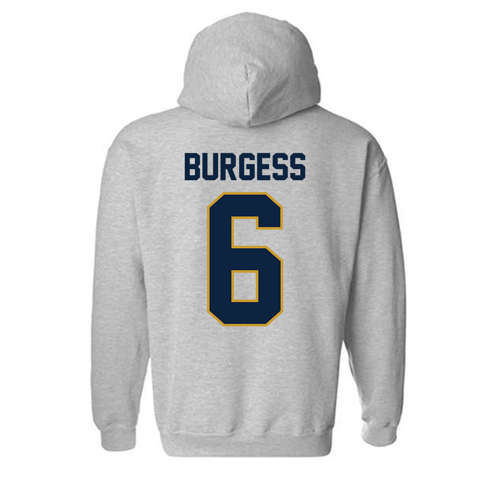 Notre Dame - NCAA Football : Christopher Burgess - Classic Shersey Hooded Sweatshirt-2