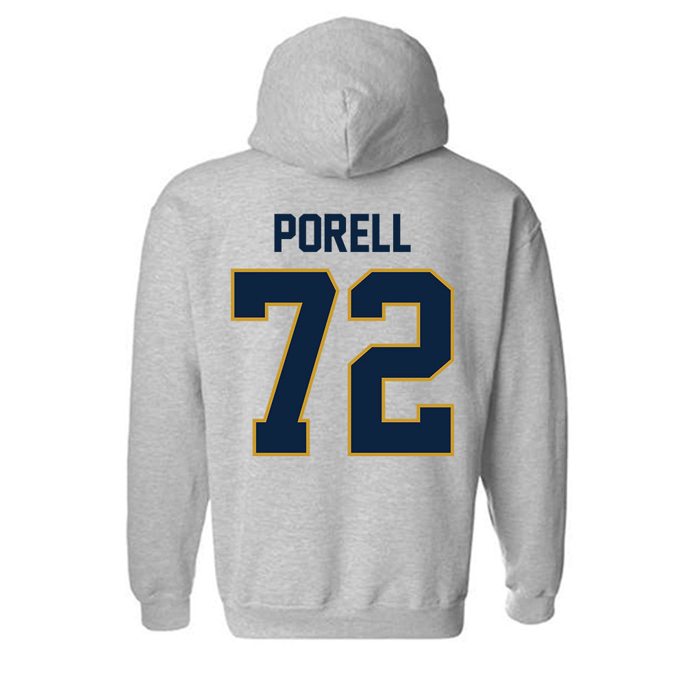 Notre Dame - NCAA Men's Lacrosse : Thomas Porell - Classic Shersey Hooded Sweatshirt-3