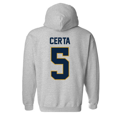Notre Dame - NCAA Men's Basketball : Cole Certa - Classic Shersey Hooded Sweatshirt-2