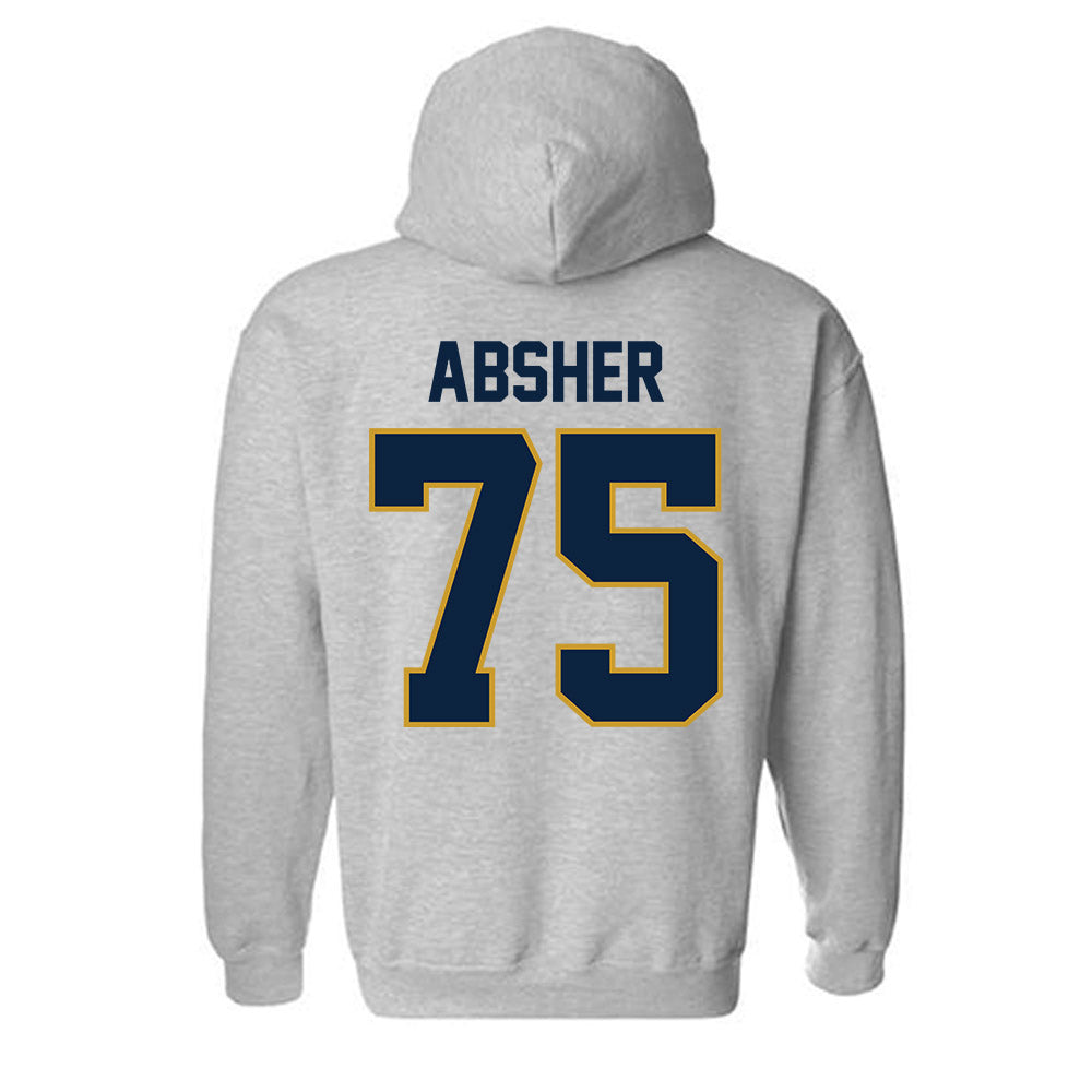 Notre Dame - NCAA Football : Sullivan Absher - Classic Shersey Hooded Sweatshirt-2
