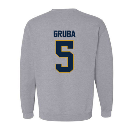 Notre Dame - NCAA Men's Ice Hockey : Leo Gruba - Classic Shersey Crewneck Sweatshirt-1