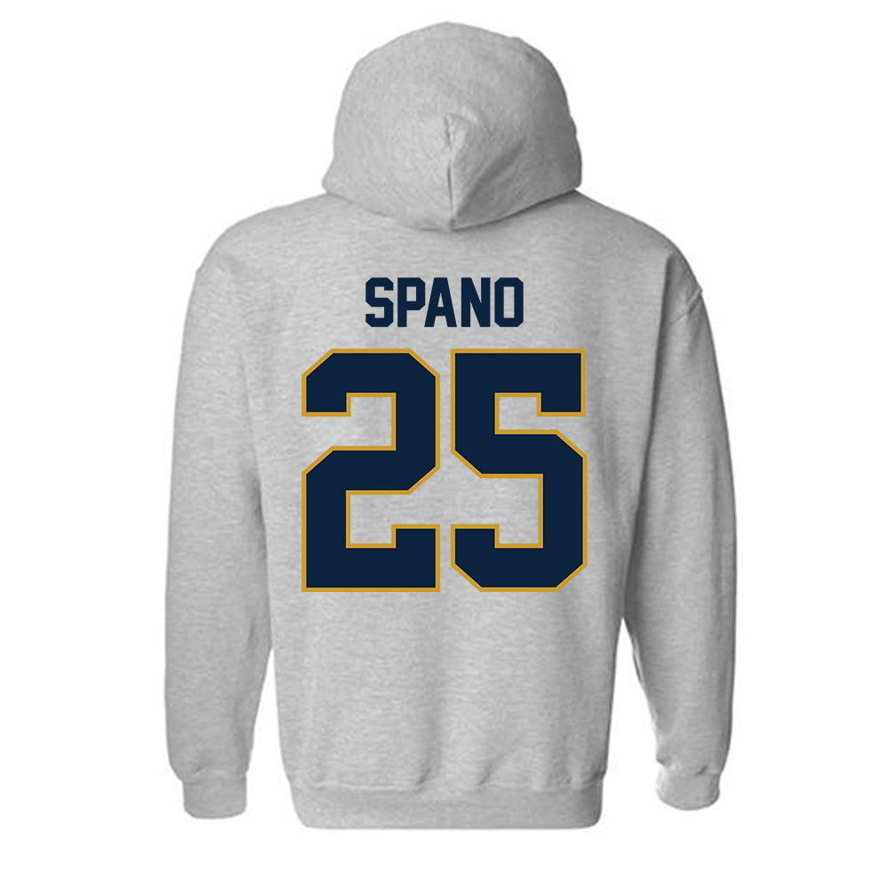 Notre Dame - NCAA Men's Lacrosse : Tyler Spano - Classic Shersey Hooded Sweatshirt-3