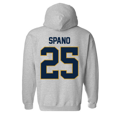 Notre Dame - NCAA Men's Lacrosse : Tyler Spano - Classic Shersey Hooded Sweatshirt-3