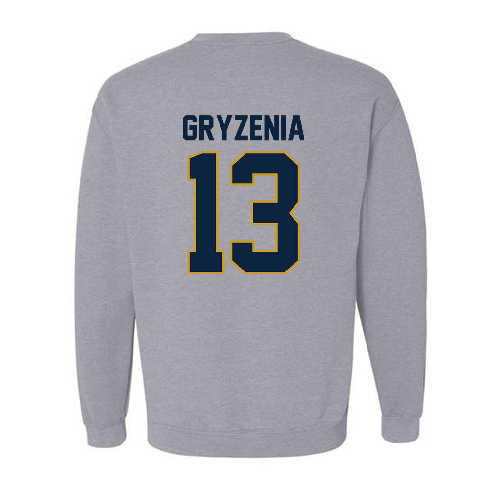 Notre Dame - NCAA Men's Lacrosse : Andrew Gryzenia - Classic Shersey Crewneck Sweatshirt-1