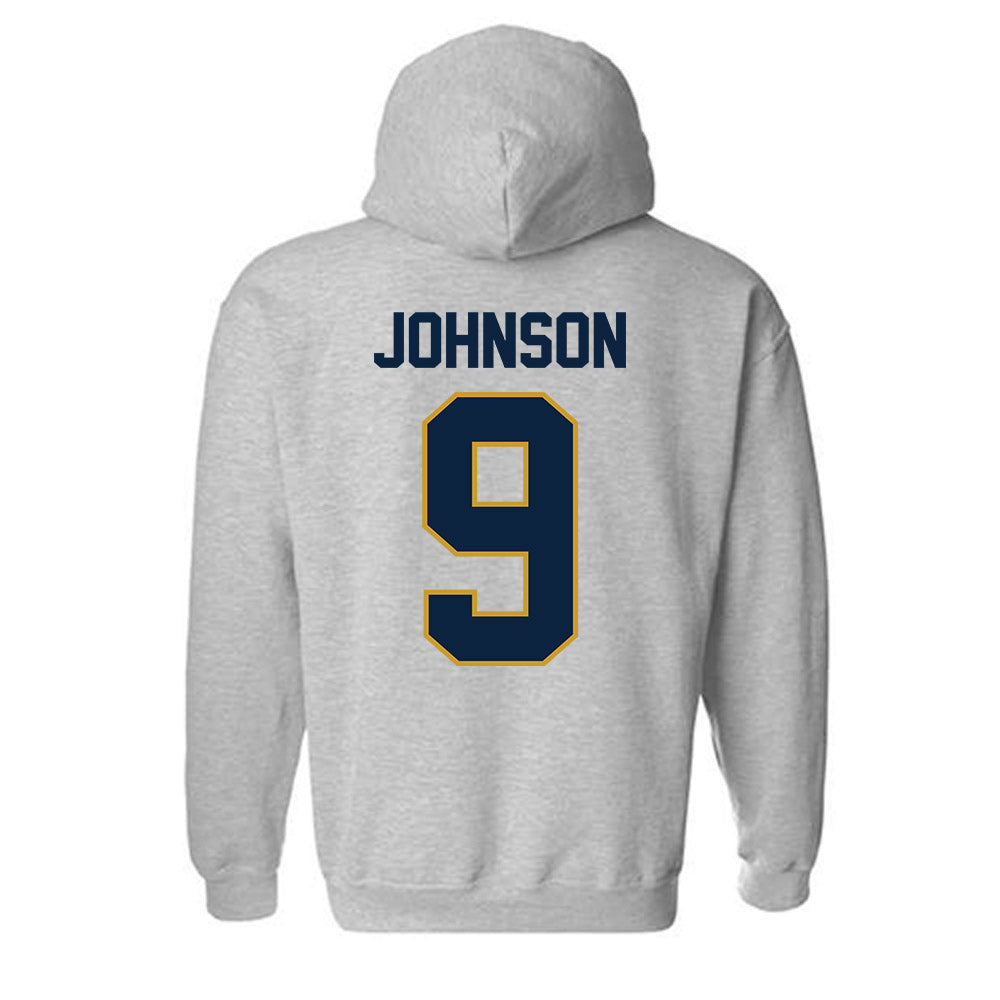 Notre Dame - NCAA Football : Brauntae Johnson - Classic Shersey Hooded Sweatshirt-3