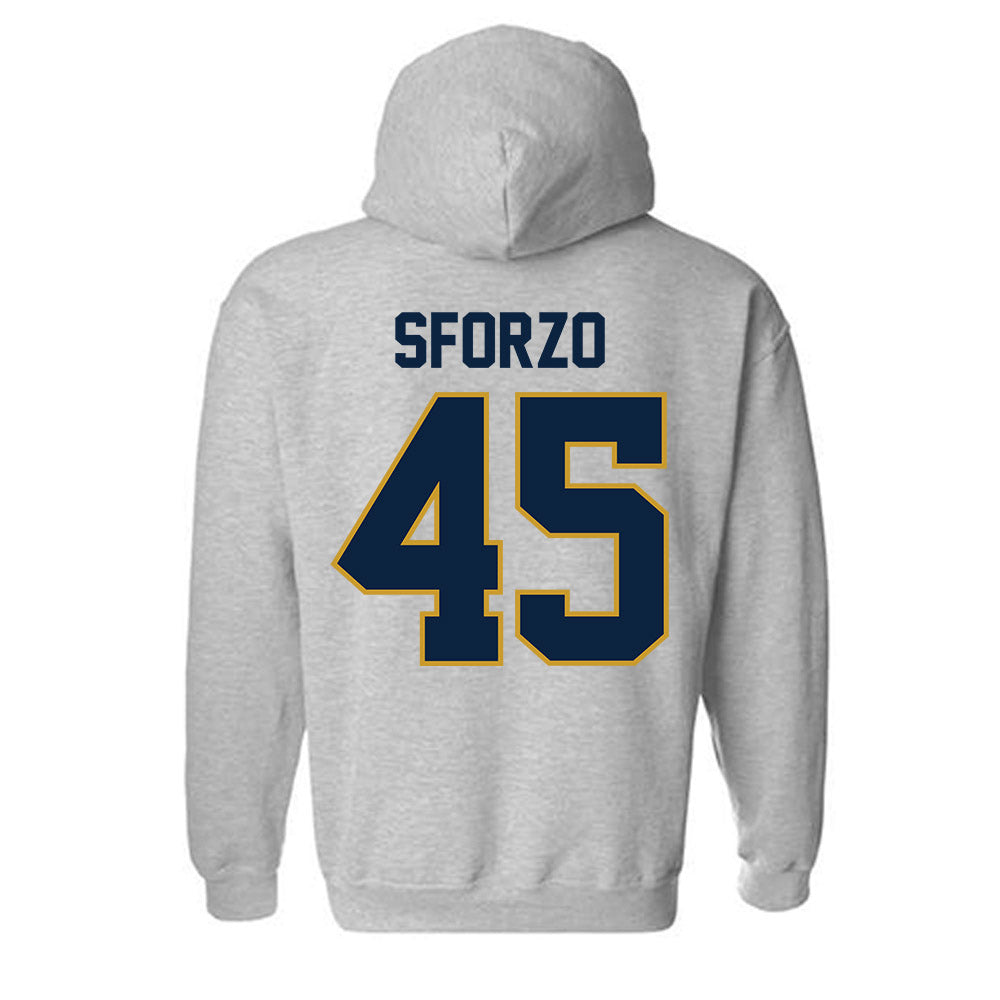 Notre Dame - NCAA Men's Lacrosse : Ryan Sforzo - Classic Shersey Hooded Sweatshirt-2