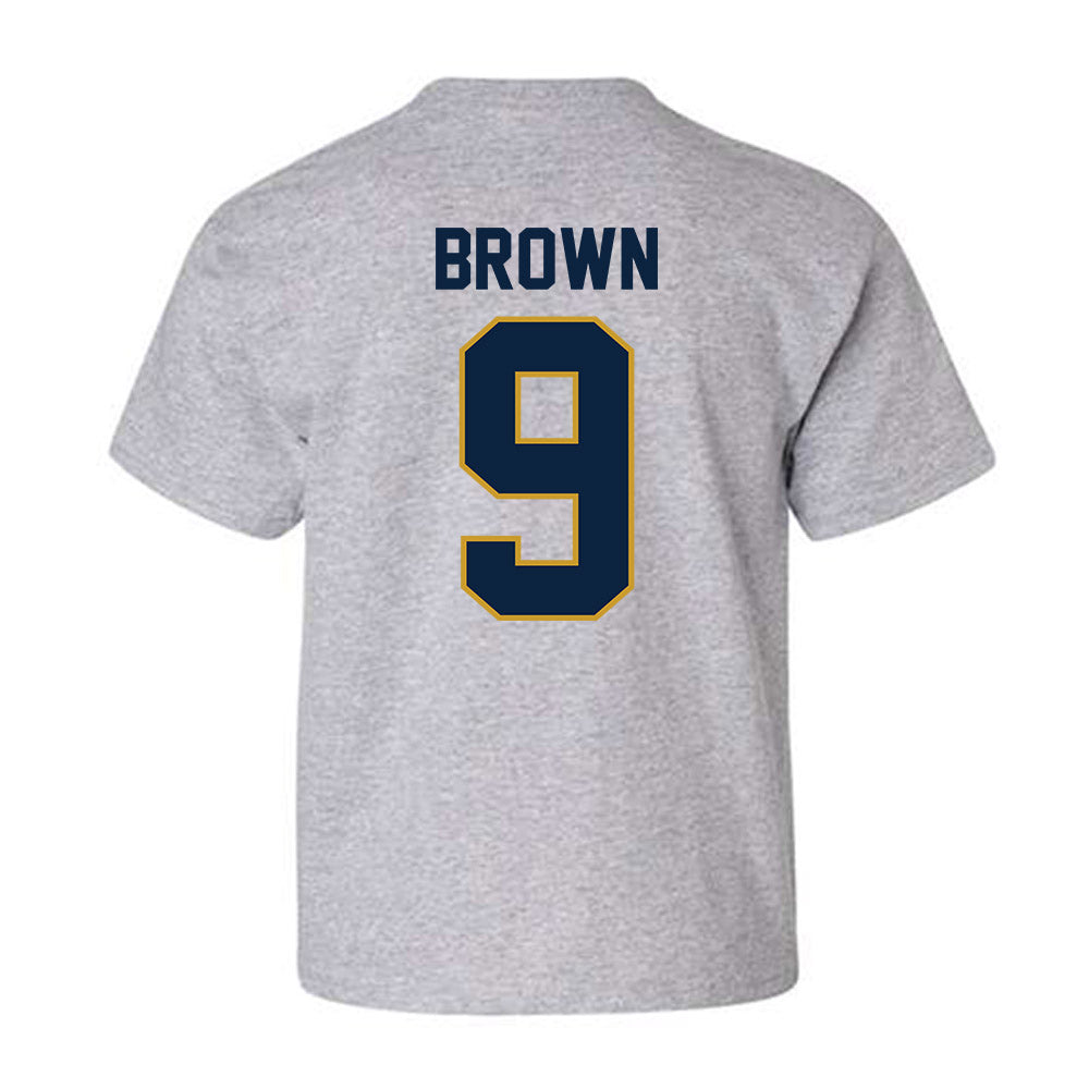 Notre Dame - NCAA Men's Ice Hockey : Cole Brown - Classic Shersey Youth T-Shirt-1