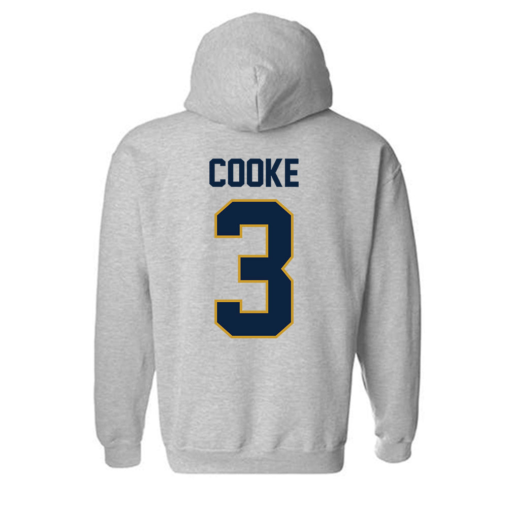 Notre Dame - NCAA Men's Lacrosse : Declan Cooke - Classic Shersey Hooded Sweatshirt-2