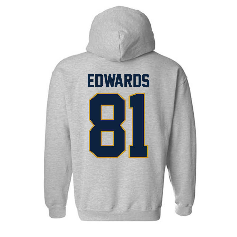 Notre Dame - NCAA Men's Ice Hockey : Beckham Edwards - Classic Shersey Hooded Sweatshirt-1