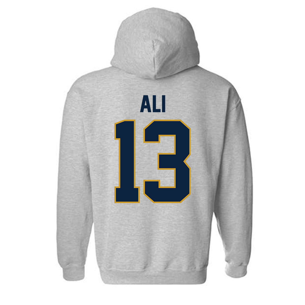 Notre Dame - NCAA Men's Ice Hockey : Brennan Ali - Classic Shersey Hooded Sweatshirt-1