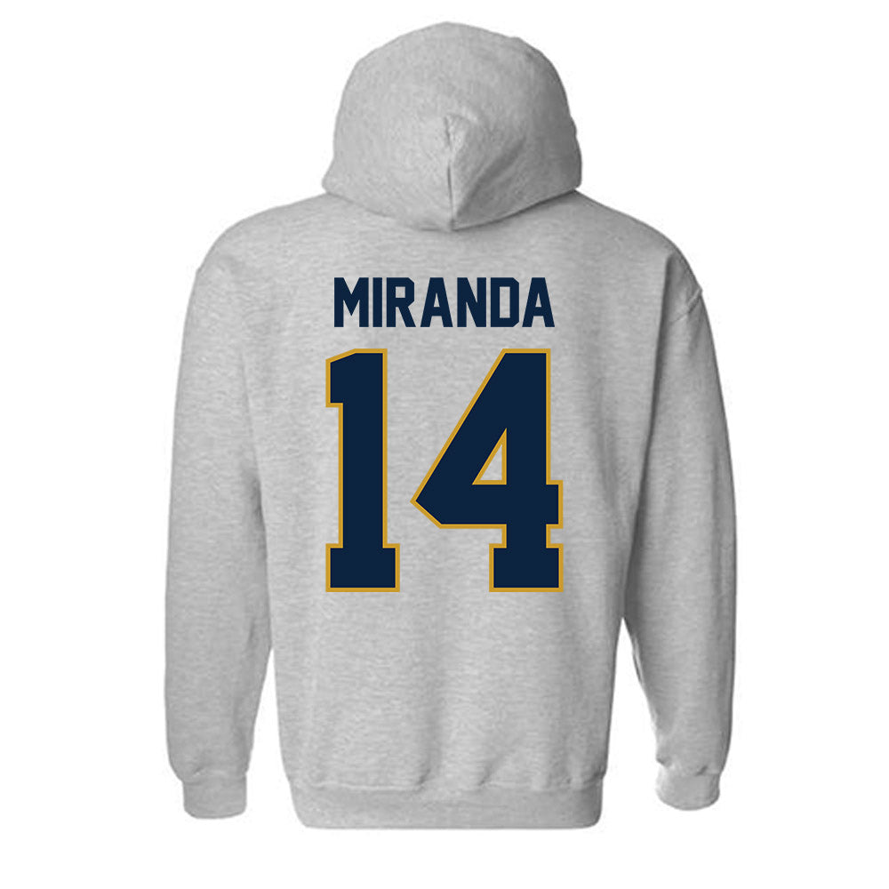 Notre Dame - NCAA Baseball : Shane Miranda - Classic Shersey Hooded Sweatshirt-3