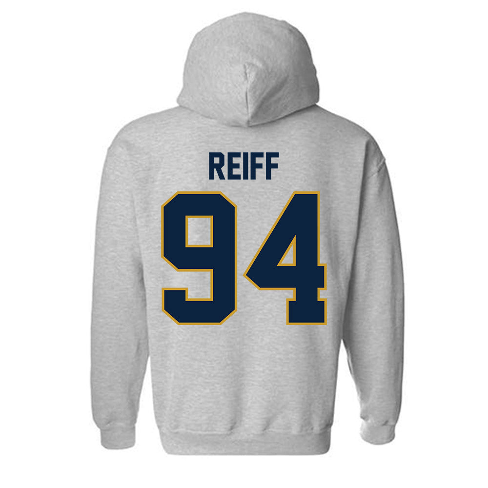 Notre Dame - NCAA Football : Joe Reiff - Classic Shersey Hooded Sweatshirt-3