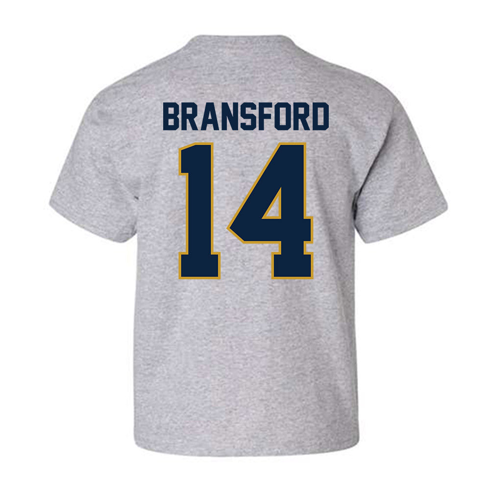 Notre Dame - NCAA Women's Basketball : Kk Bransford - Classic Shersey Youth T-Shirt-1