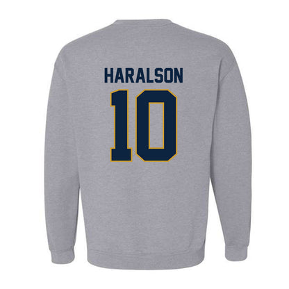 Notre Dame - NCAA Men's Basketball : Jalen Haralson - Classic Shersey Crewneck Sweatshirt-1