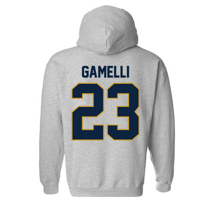 Notre Dame - NCAA Baseball : Gian Gamelli - Classic Shersey Hooded Sweatshirt-2