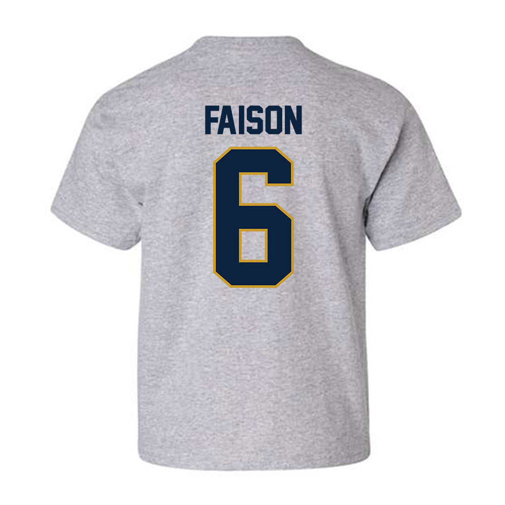 Notre Dame - NCAA Football : Jordan Faison - Classic Shersey Youth T-Shirt-1
