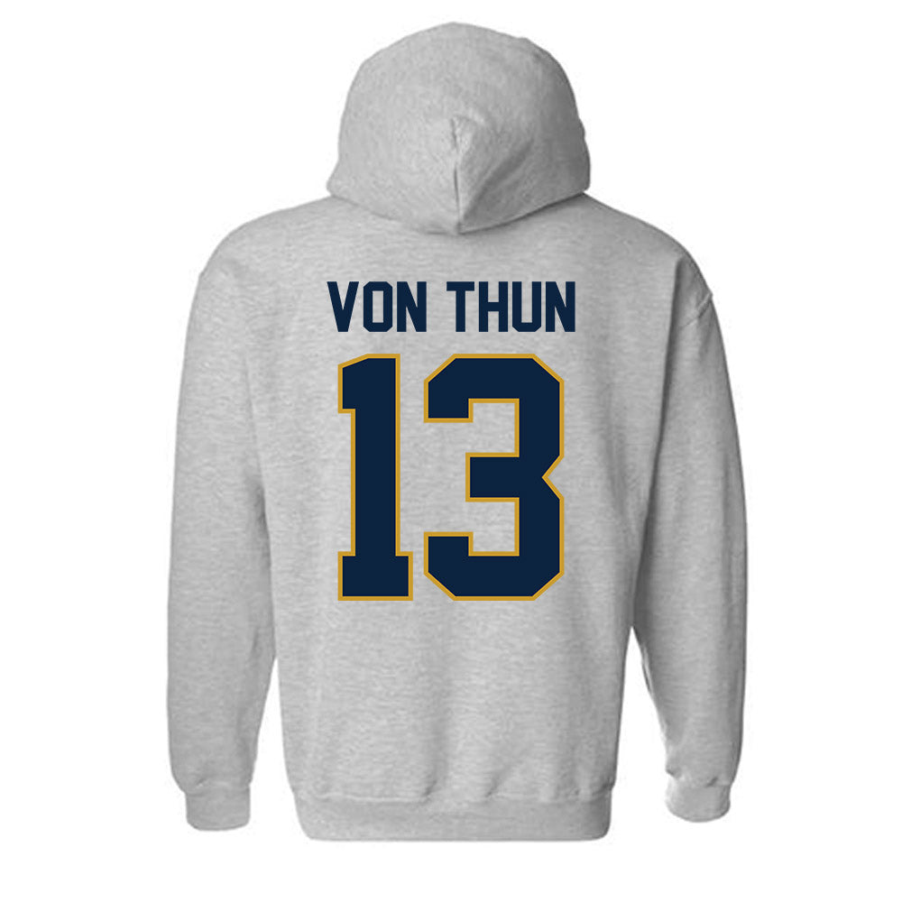 Notre Dame - NCAA Men's Soccer : Martin von Thun - Classic Shersey Hooded Sweatshirt-2