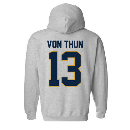 Notre Dame - NCAA Men's Soccer : Martin von Thun - Classic Shersey Hooded Sweatshirt-2