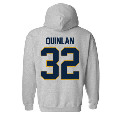 Notre Dame - NCAA Men's Ice Hockey : Patrick Quinlan - Classic Shersey Hooded Sweatshirt-1
