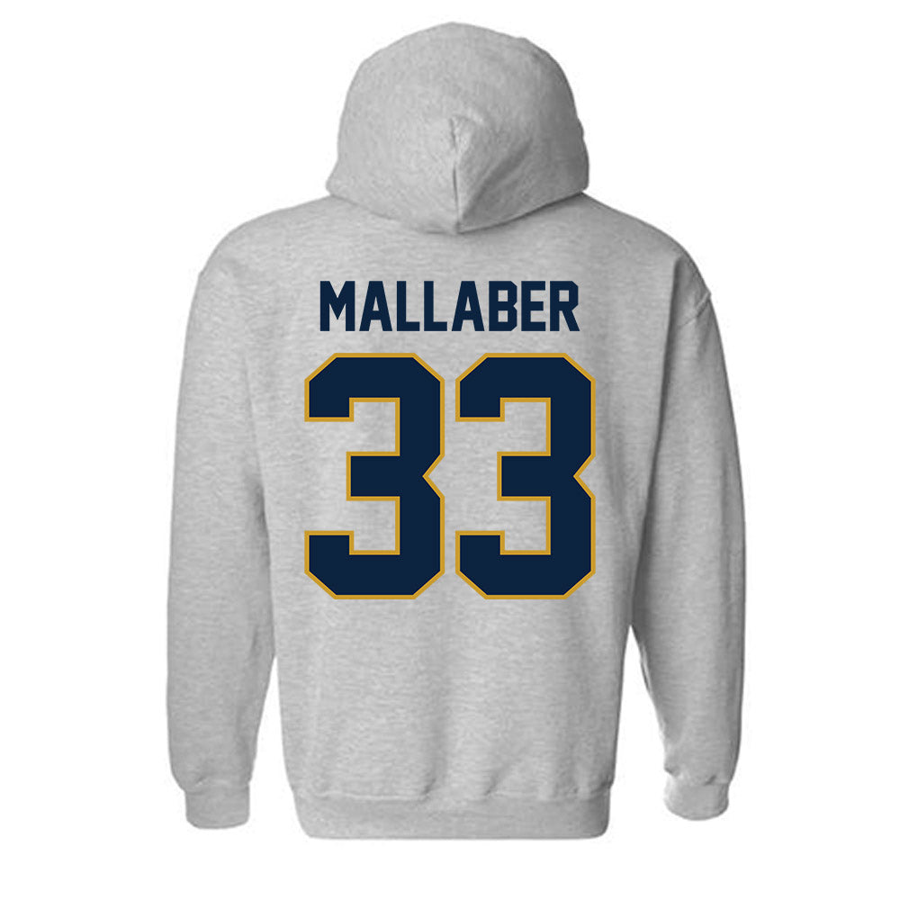 Notre Dame - NCAA Women's Lacrosse : Katie Mallaber - Classic Shersey Hooded Sweatshirt-2