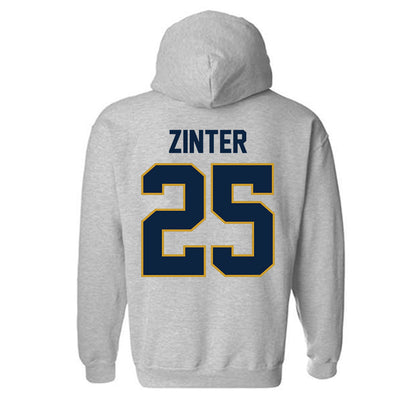 Notre Dame - NCAA Football : Preston Zinter - Classic Shersey Hooded Sweatshirt-2