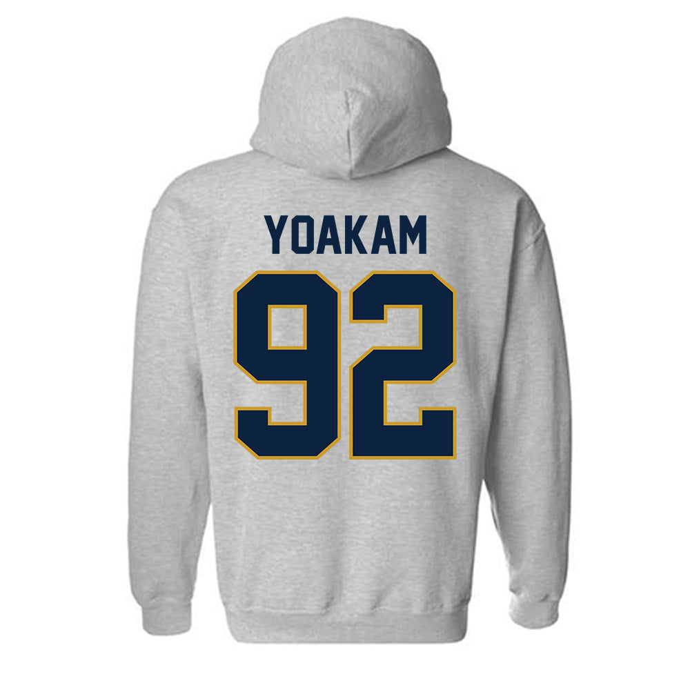 Notre Dame - NCAA Football : Zachary Yoakam - Classic Shersey Hooded Sweatshirt-3