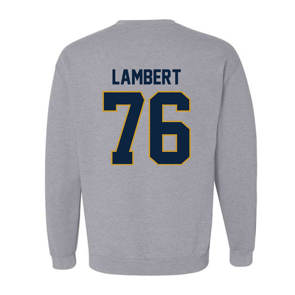 Notre Dame - NCAA Football : Guerby Lambert - Classic Shersey Crewneck Sweatshirt-1