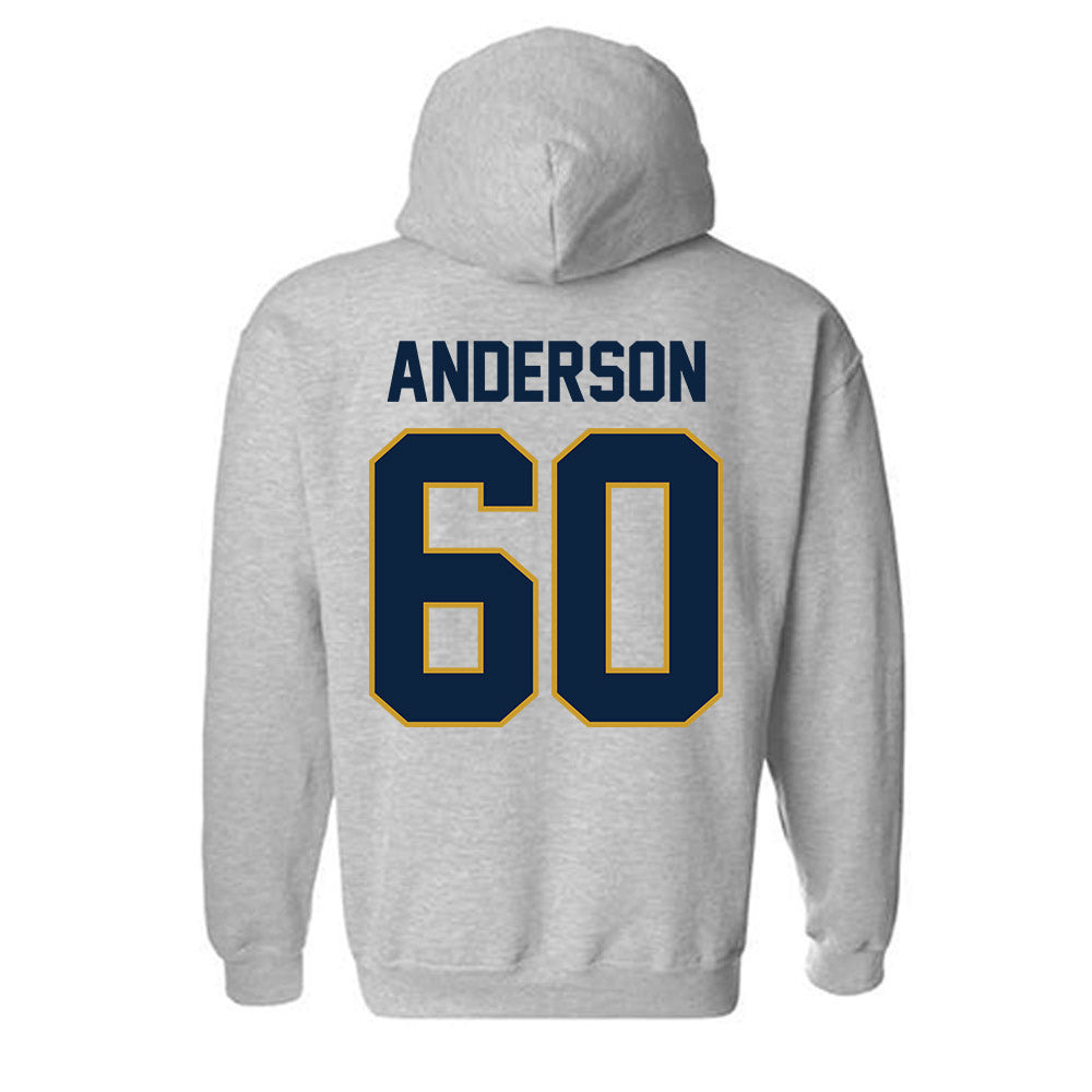 Notre Dame - NCAA Football : Max Anderson - Classic Shersey Hooded Sweatshirt-3