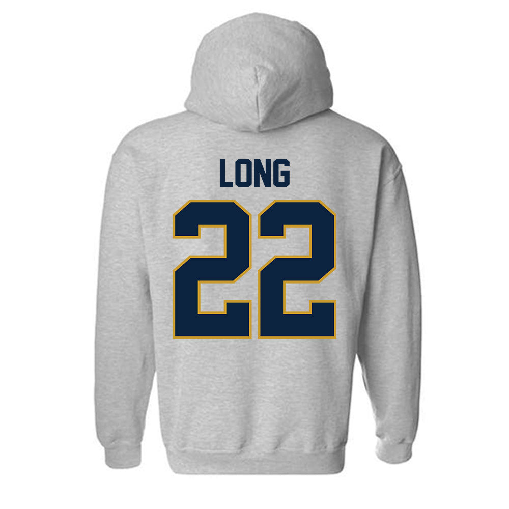 Notre Dame - NCAA Football : Ethan Long - Classic Shersey Hooded Sweatshirt-3