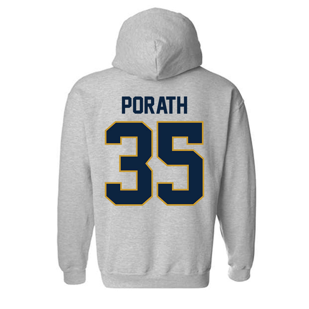 Notre Dame - NCAA Football : Spencer Porath - Classic Shersey Hooded Sweatshirt-3