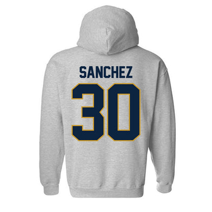 Notre Dame - NCAA Women's Basketball : Gisela Sanchez - Classic Shersey Hooded Sweatshirt-3