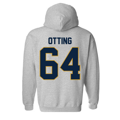 Notre Dame - NCAA Football : Joe Otting - Classic Shersey Hooded Sweatshirt-3