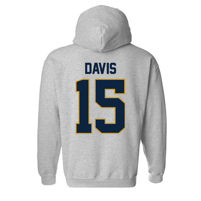 Notre Dame - NCAA Men's Lacrosse : Anderson Davis - Classic Shersey Hooded Sweatshirt-3