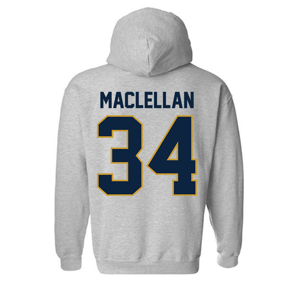 Notre Dame - NCAA Men's Basketball : Matthew MacLellan - Classic Shersey Hooded Sweatshirt-3