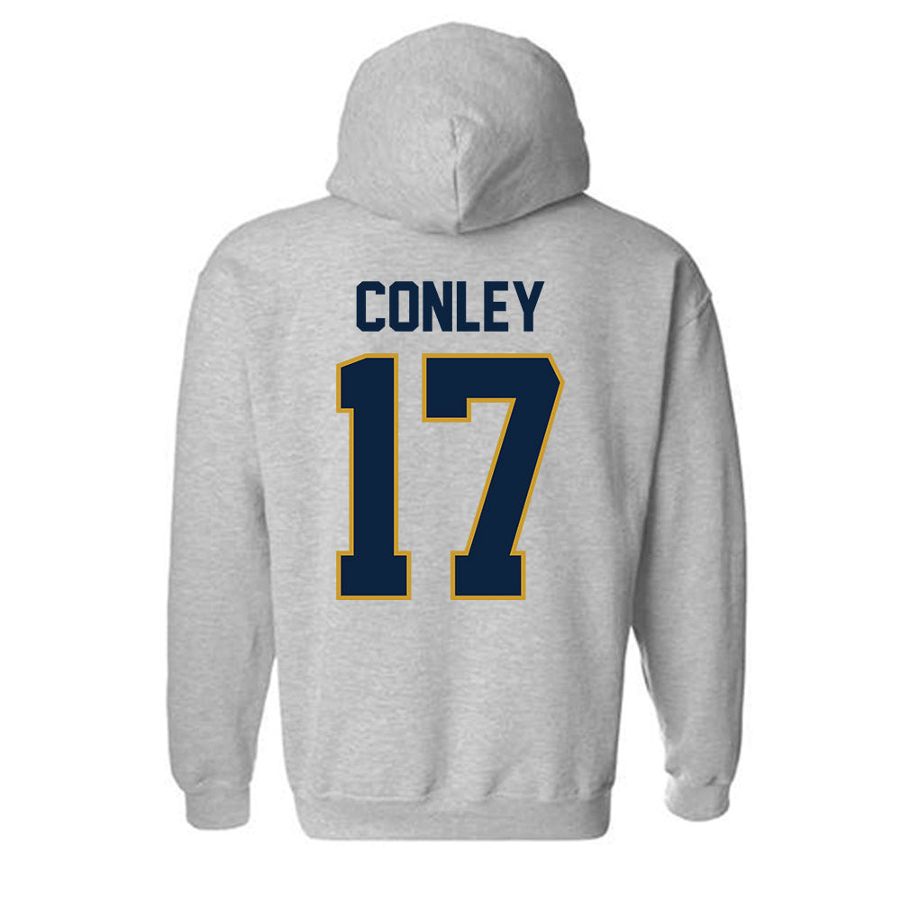 Notre Dame - NCAA Women's Lacrosse : Angie Conley - Classic Shersey Hooded Sweatshirt-3
