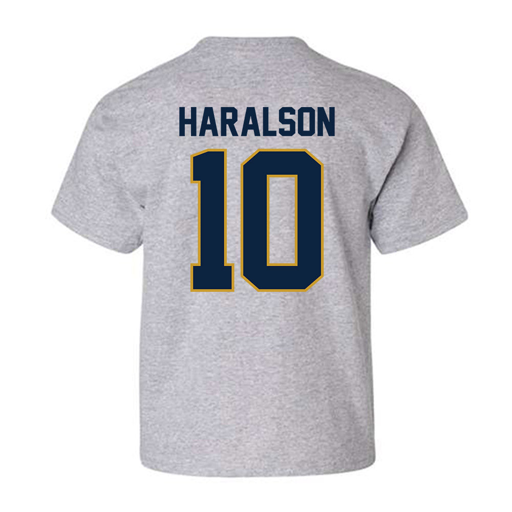 Notre Dame - NCAA Men's Basketball : Jalen Haralson - Classic Shersey Youth T-Shirt-1