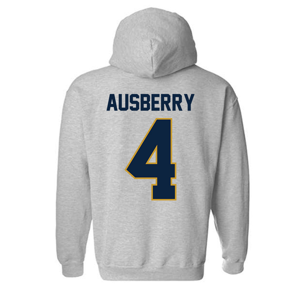 Notre Dame - NCAA Football : Jaiden Ausberry - Classic Shersey Hooded Sweatshirt-3
